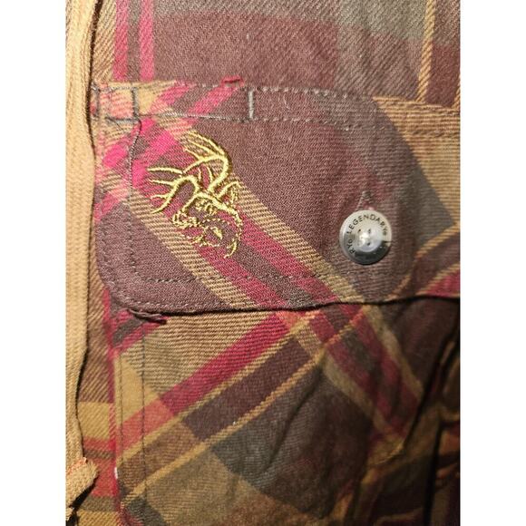 New! Legendary Whitetails Men's Maplewood Hooded Shirt Jacket  size small - Picture 5 of 14